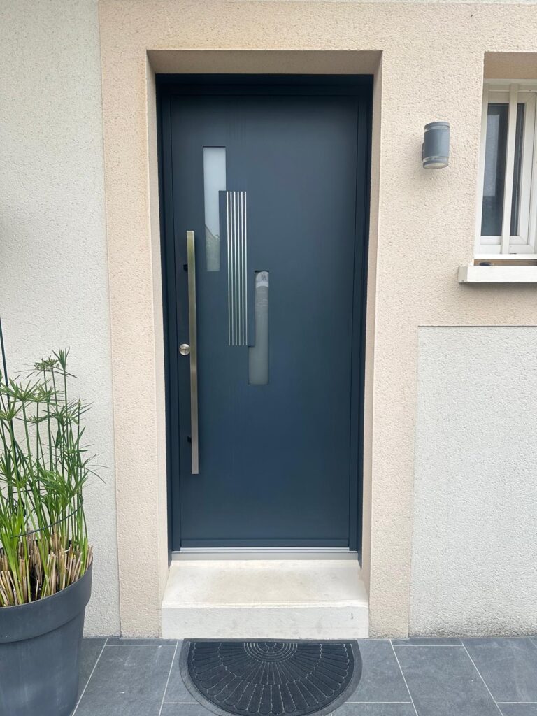 Porte d'entrée en aluminium - K- Line - Déclic Habitat